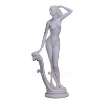Goddess APHRODITE Venus on wave Nude Naked Female Cast Marble Statue Scu... - $155.02