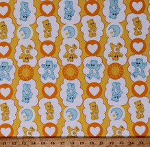 Flannel Care Bears Funshine Bedtime Bear Yellow Fabric Print by the Yard D273.13 - £27.13 GBP