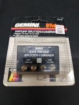 New Old Stock Gemini VHF UHF Signal Splitter Combiner TV VCR Electronics - $9.49