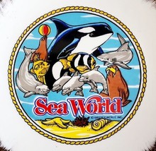 Sea World Shamu Orca 1982 Vintage Florida Collector Plate Made In Korea 5&quot; HGS2C - £19.68 GBP
