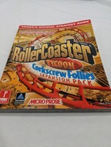 Roller Coaster Tycoon Corkscrew follies Expansion Pack Primas Strategy Guide - £33.48 GBP