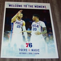 Philadelphia 76ERS Sixers Ben Simmons Fultz 8.5&quot; X 11&quot; Nba Game Promo Poster - £11.76 GBP