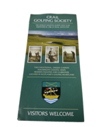 Crail Golfing Society Visitors Welcome Brochure Scotland - €7,36 EUR