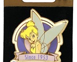 Disney Pins Gold card pin tinker bell tag line le1500 414612 - £28.12 GBP
