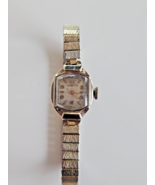 Longines Ladies Watch Hand Winding Gold Plated With Expandable Bracelet - $98.56