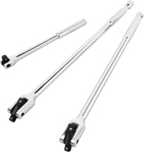 3Pcs Breaker Bar Set, Dual Drive 1/2 And 3/8 For Breaker Bars 15-Inch And - $36.98