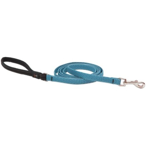 LupinePet Eco 1/2&quot; Tropical Sea 6-foot Padded Handle Leash for Small Pets - $26.97