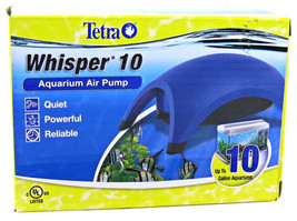 Tetra Whisper Aquarium Air Pump 10 gallon Tetra Whisper Aquarium Air Pump - £20.02 GBP