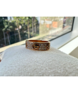    

CARTIER LOVE DIAMOND PAVE 18k ROSE GOLD RING 50 W/ PA... - $4,895.75