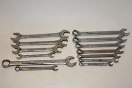 Lot of 13 Vintage Craftsman Wrenches, Metric, SAE, Many Styles Made in USA - £30.96 GBP