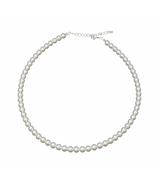 6mm Swarovski Pearl Strand Necklace, White Swarovski Simulated Pearls, R... - £27.98 GBP
