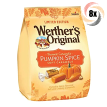 8x Bags Werther's Pumpkin Spice Limited Edition Soft Caramels | 8.57oz - $33.24
