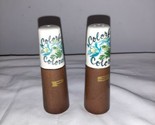 Vintage Colorado Salt and Pepper Shakers Blue Flowers Wood and ceramic J... - $9.99