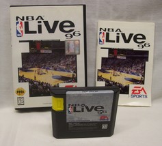 Vintage NBA LIVE 96 BASKETBALL Sega GENESIS VIDEO GAME COMPLETE w/ Manua... - $18.32