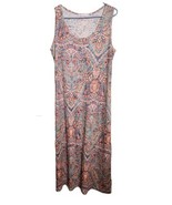 Before + Again Women Maxi Dress XL Sleeveless Cotton Blend Stretch Therm... - $34.65