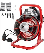 Electric 50&#39;x3/8&quot; Drain Auger Cleaner Sewer Snake Cleaning Machine W/ 5 ... - £258.34 GBP