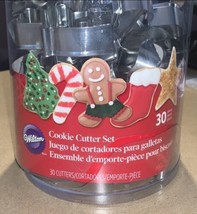 Wilton Christmas Cookie Cutter Set Holiday 30 Metal Piece Set New (Other) - $16.99
