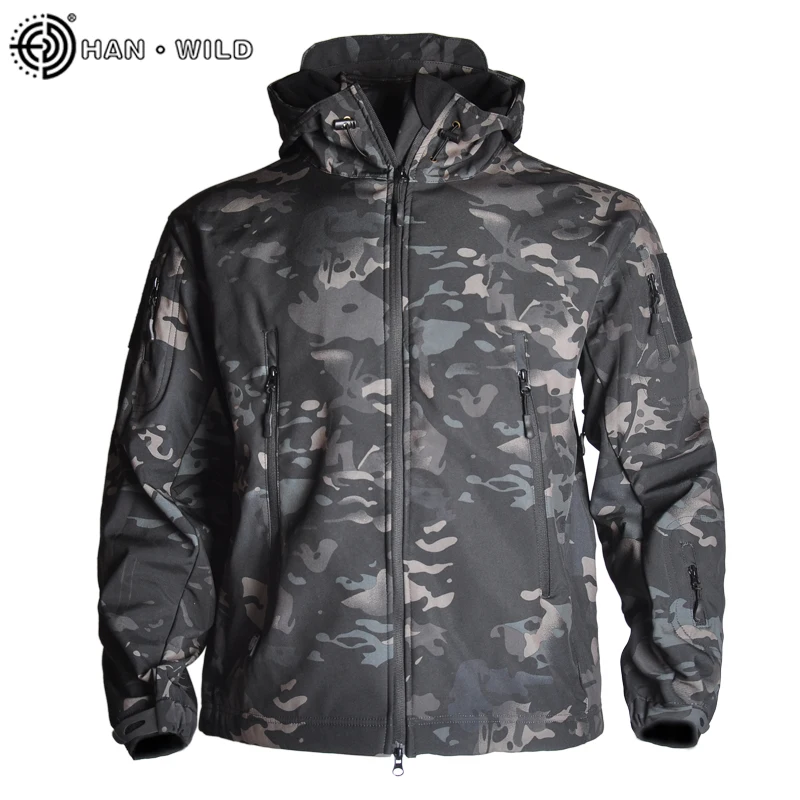 t Hi Army Jackets Men Camping Cloth  Jacket  Winter  Skin Soft Windproof Windbre - £155.17 GBP