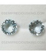 Natural Aquamarine Round Faceted Cut 10X10mm Baby Blue Color VVS Clarity... - $597.41