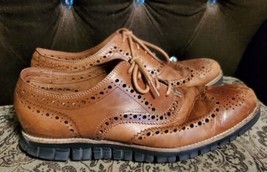 Cole Haan Grandzero Shoes C24964 Brown Wing Tips Cole Haan Shoes Men’s 11M - £23.98 GBP
