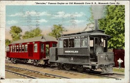 Mammoth Cave Kentucky Hercules Famous Engine on the Railroad Postcard X14 - £5.55 GBP