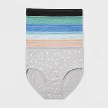 Women&#39;s 6pk Cotton Stretch Briefs Underwear - Auden™ Assorted Color L: High - $13.99