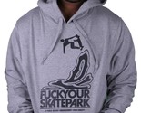 Dissizit Fysp Fuck Tuo Skate Park Pullover con Cappuccio IN Rosso O Eric... - $33.85