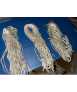 MILITARY WHITE PARACHUTE RISER PARACORD BUNDLE 3 QUANTITY 40 FEET - €20,05 EUR