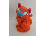 GMA Access Inc Floppy Friends Cool Cat Flirt Orange Plush Stuffed Animal - $17.08