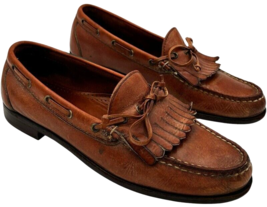 Allen Edmonds Woodstock Mens Size 10 D Brown Leather Kiltie Dress Loafer... - $598.02 MXN