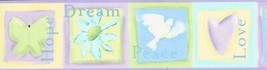 Chesapeake Believe Hope Dream Peace Love Wallpaper Border FF03114B - £13.11 GBP