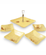 Kimball Vesta Maple Leaf Fiberglass Serving Set - 5pc MCM - Durable &amp; Li... - $1,140.41 MXN