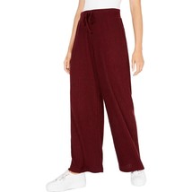 Hippie Rose Juniors L Autumn Ruby Marbled Wide Leg Drawstring Pants Defect AD67 - $4.89