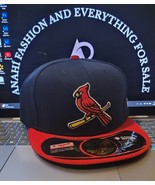 MLB-St Louis Cardinals 59FIFTY Fitted New Era Navy/Red Hat New - $37.87 CAD