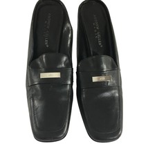 Andrew Geller Striking Womens Shoes Sz 8 M Heeled Loafers Black Leather ... - $18.81