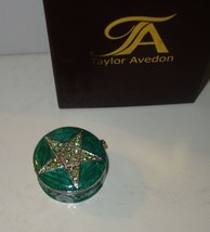 Taylor Avedon Collectible trinket box round star authentic new + box $140 - $49.00