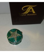 Taylor Avedon Collectible trinket box round star authentic new + box $140 - £36.87 GBP