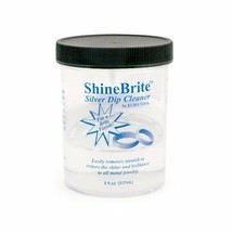 ShineBrite Silver Dip Cleaner 8 Oz Jewelry Silver Metal Polishing Solution - £8.66 GBP