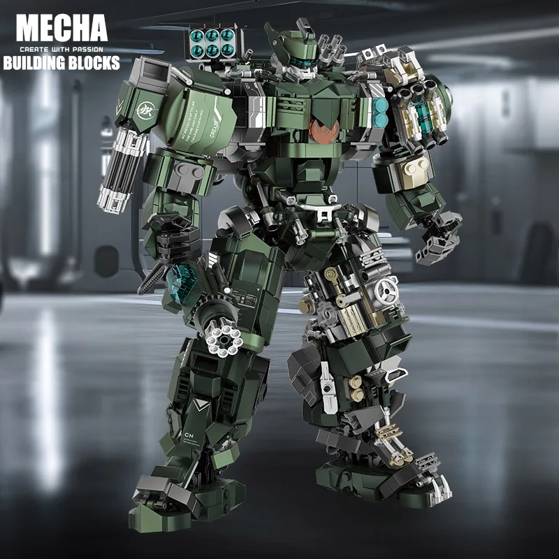 2024 NEW MOC 1403pcs Military Mecha Warrior Robot Building Blocks Super ... - $80.00