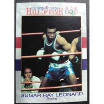 Sugar Ray Leonard Boxing Us Olympic Card Hall Of Fame - £2.31 GBP