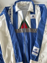 Vintage France 98 World Cup 1998 FILA Soccer Jacket Size L Italia Windbr... - £96.92 GBP