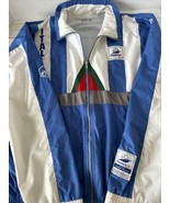 Vintage France 98 World Cup 1998 FILA Soccer Jacket Size L Italia Windbreaker - $121.26