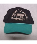 Sunshine &quot;S&quot; Trailers Shenandoah IA Ball Cap / Hat Nissin Black Green Ad... - $12.95