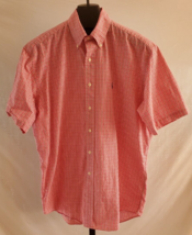 Ralph Lauren Blake Red Green &amp; White Plaid Button down Shirt Mens Size L... - £19.77 GBP