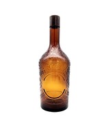 Decorative Bottle 10 x 3 Amber Empty Lid 1788 - £11.72 GBP