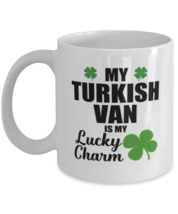 Turkish Van Cat Mug - Is My Lucky Charm - Funny Coffee Cup For Turkish Van Cat  - £11.95 GBP