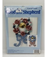 Good Shepherd Vintage 1990 Cross-Stitch Kit 2 Doorknob Hanger Wreaths 7x... - £7.09 GBP