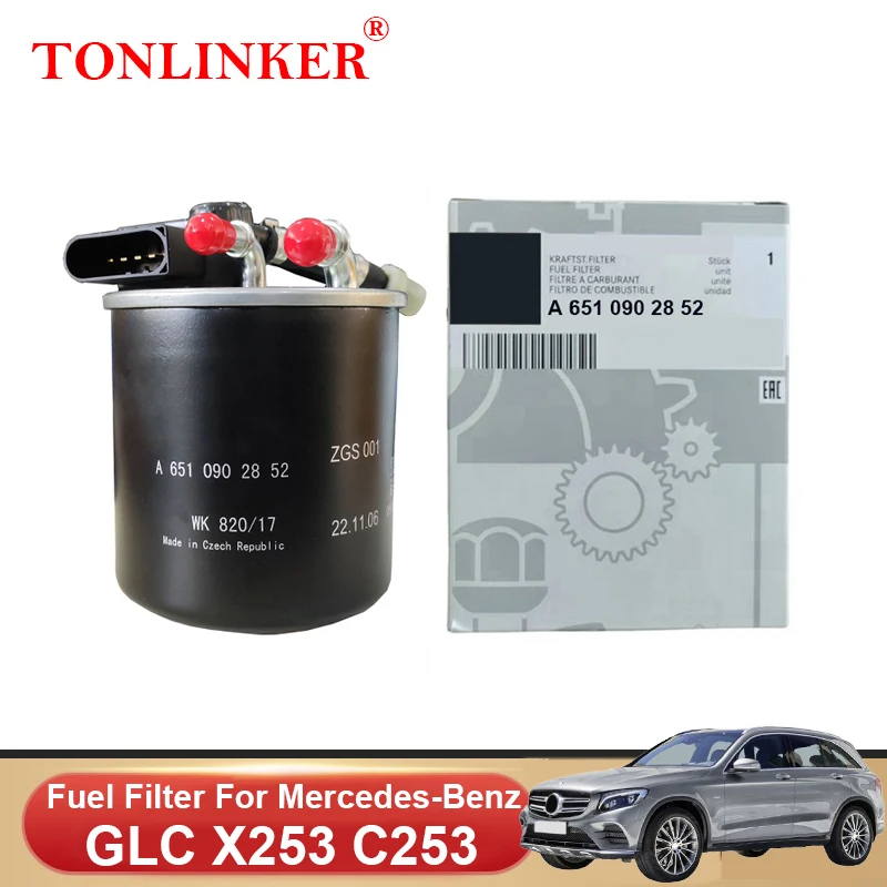 TONLINKER Fuel Filter A6510902852 For Mercedes Benz GLC X253 C253 2015-2... - £60.19 GBP