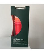 2019 Starbucks Reusable Hot Cups with Lids - 6 Pack Limited Edition Holi... - £19.46 GBP