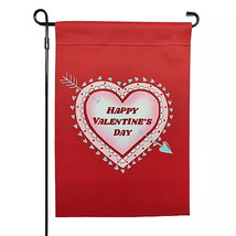 Happy Valentine&#39;s Day Garden Flag - £6.31 GBP